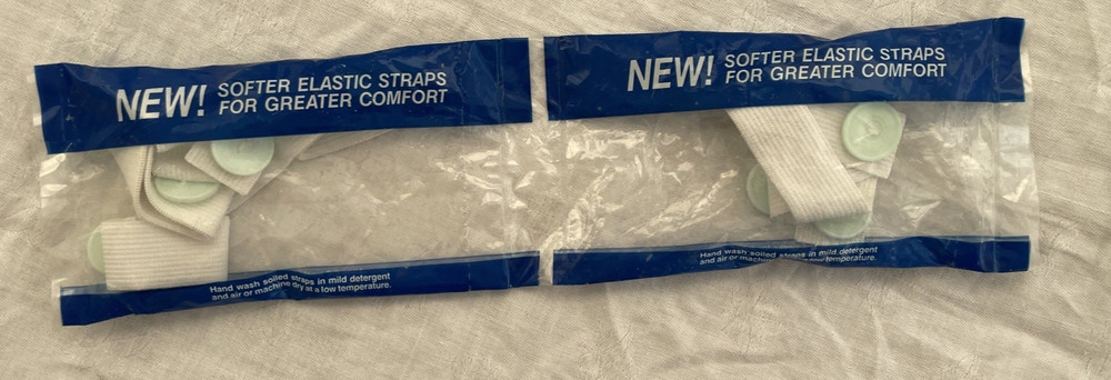 2 Packages 1990 Depends Undergarments Elastic Belted With Buttons NOS