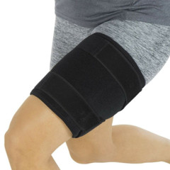 Compression Brace Wrap Thigh Sleeve Support Hamstring Groin Quad Pain Relief Gym