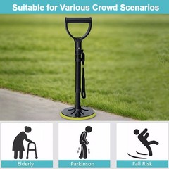 Mobility Aids Tool Adjustable Standing Assist Devices for Elderly Portability US