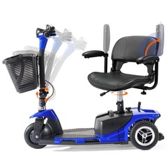Used 3 Wheel Mobility Scooter Electric Powered Mobile Folding Wheelchair Device