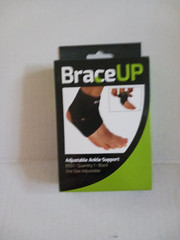 Brace-Up Ankle Support Brace, One Size Adjustable NIB