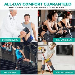 Lightweight Non-Slip Knee Brace Sets for Active Lifestyles – 2 Sleeves Included