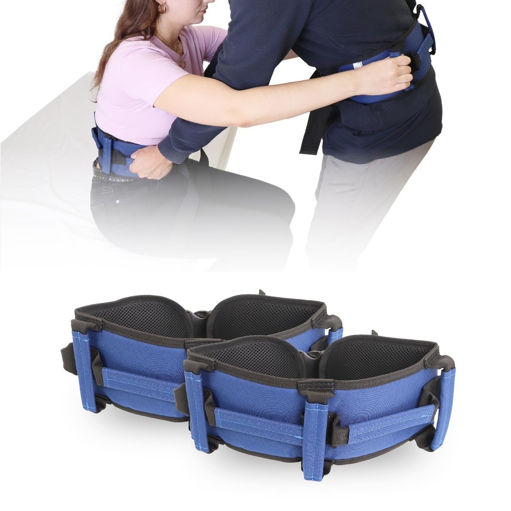 PEPE Mobility Handling Belt with 7 Comfort Handles (x2 Units), Patient Transf…