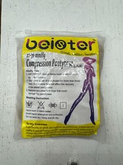 Beister 1 Pair Beige Compression Pantyhose 20-30 mmHg Womens One Size