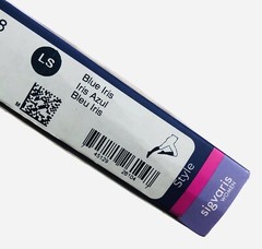 Sigvaris 841C Soft Opaque Knee High 15-20mmHg Compression Stockings Blue Iris SL