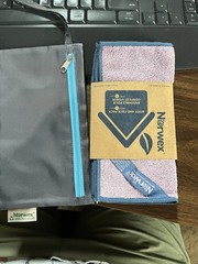 Best Thing To Grab And Go With 8×8 Washcloths, SM Bottle & Double Zippered Pouch