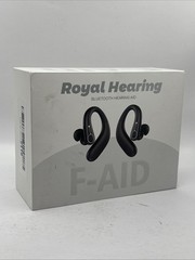 Royal Hearing , Hearing Aids for Seniors with Bluetooth F-AID Black With Case