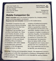 Aloe Care Mobile Response System With Fall Detection, Senior Care