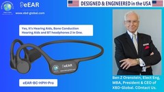 Bone Conduction Hearing Aids 2 Independent Volume Control 3 Band Selection 2in 1