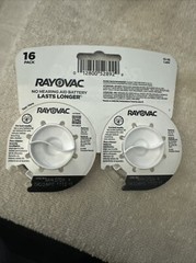 RAYOVAC 16-Pack Size 13 Hearing Aid Batteries