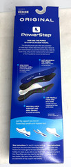 Powerstep Original Full Length Orthotics Arch Heel Support Insole Size G Unisex