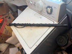 Rubber And Wood Handle 37 Inch Tall Walking Cane With Wrist Strap