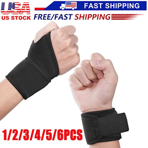 Wrist Hand Brace Support Carpal Tunnel Sprain Arthritis Gym Splint Left / Right