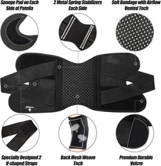 Knee Brace Support Patella Stabilizer Strap Arthritis Running Tendon Pain Relief