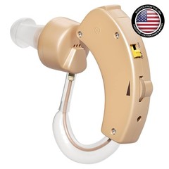 Compact Digital Hearing Aid with Volume Control & Noise Reduction for Easy Use