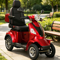 HS4W-A2R 1000W Duty Mobility Scooter 700LBS Max Load 25-37 Miles Long Range