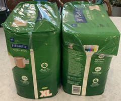 FitRight Medline Extra Adult Diapers, Optifit Briefs Culottes, 56-64” XL 40 Ct