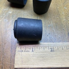 Crutch Cane Walker Chair Rubber Tip Foot 1” non marking (Lot of 4) FREE SHIP