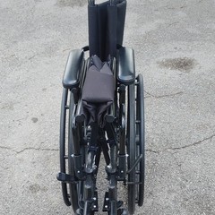 K4 Probasics Carbon Black Manual Wheelchair, Foldable, Wheel Locks, Black