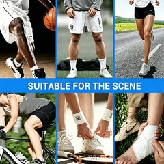 Copper Ankle Support Brace Compression Sleeve Socks Elastic Foot Pain Relief