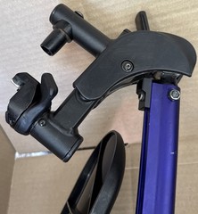 PAIR – Quickie Iris Tilt In Space Manual Wheelchair Elevating Legrest Footrest