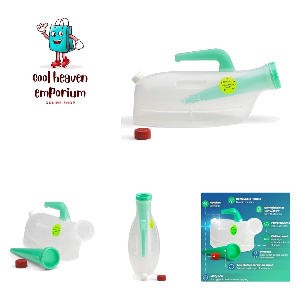 Spill Proof and Anti-Reflux Male Urinal – For Elderly, Disabled, and Other Th…