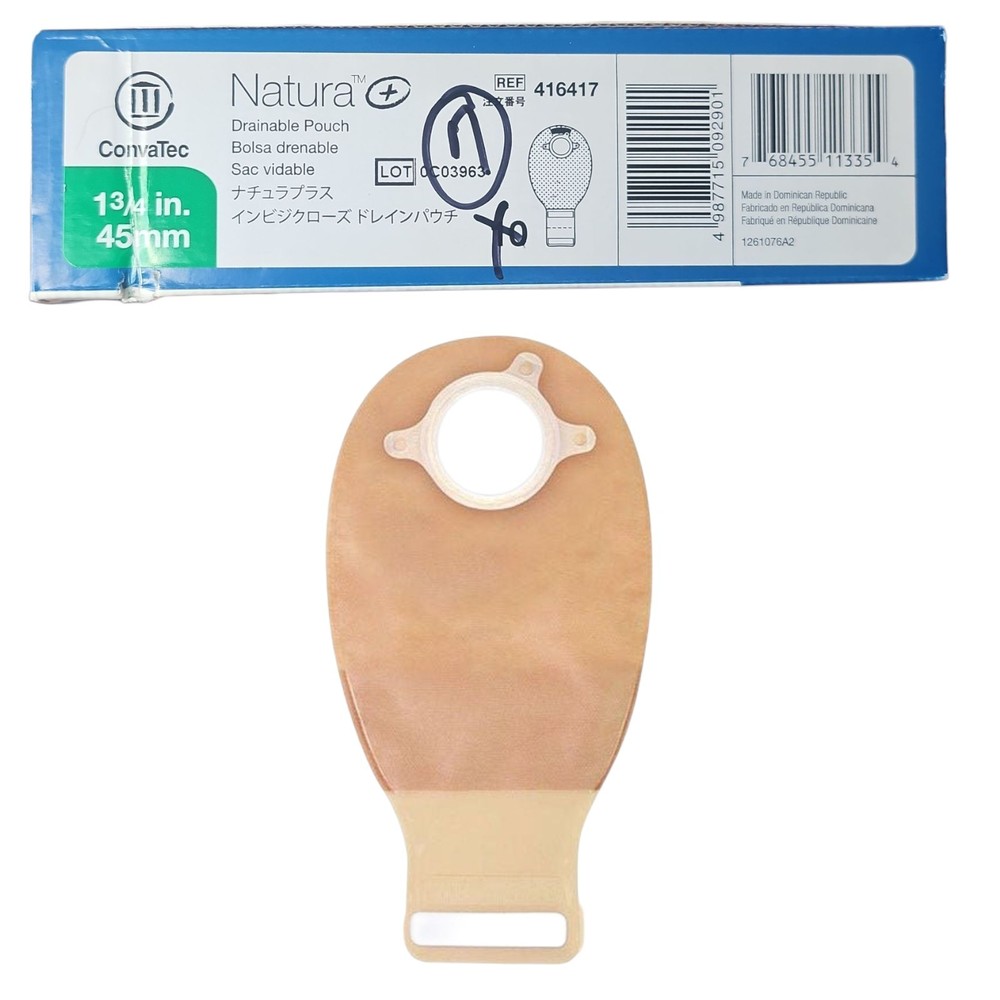 7 Convatec 416417 Natura Drainable Pouches Exp 1-30