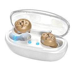 Rechargeable Hearing Aids for Seniors, 16-Channel DSP Noise Reduction, Clear