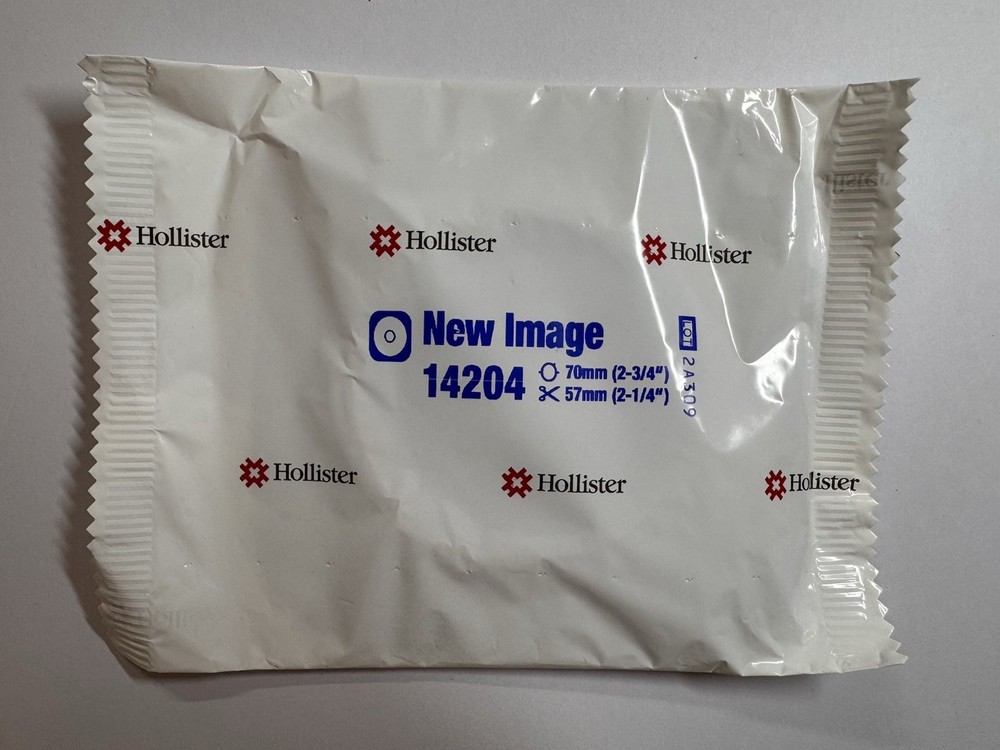 Hollister New Image 14204 Skin Barrier Flange 1 Unit Ostomy New Sealed