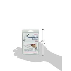 PediFix Visco-Gel Hammer Toe Cushion, Medium Left (2 Pack), N/A