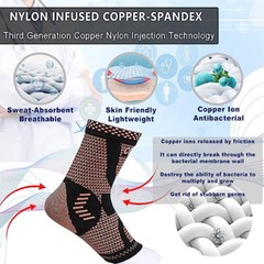 Plantar Fasciitis Compression Ankle Brace Support Foot Pain Relief Sleeve Gym