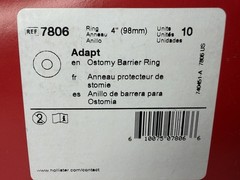 Hollister 7806 Adapt Ostomy Barrier Rings 4″ Lot Of 4 Boxes FREE SHIPPING!!