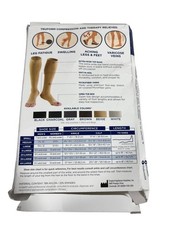 Truform Microfiber Medical Stockings Knee High Open Toe: 20-30 MmHg 2L BEIGE (08