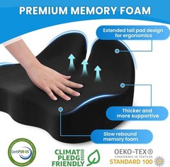 Cushion Lab Patented Pressure Relief Seat Cushion for Long Sitting Hours