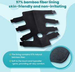 Sylong Adjustable Calf Compression Wrap Lymphedema Circulation XL Black