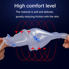 Male Wearable Incontinence Pants Urinal Leg Bag Silicone Urine Funnel Collector