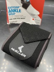 Mueller EasyGrip Ankle Wrap -One Size Fits Most -#65557 – Moderate Support Level