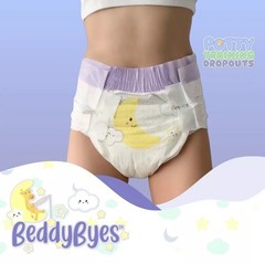 BeddyByes Potty Training Dropouts Diapers ABDL – Size Large – 10 Pack