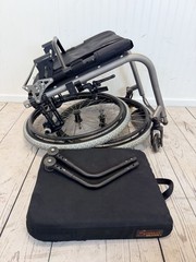 Tilite ZRA TITANIUM Ultralight 15”x18” Adj Depth Rigid Wheelchair Spinergy