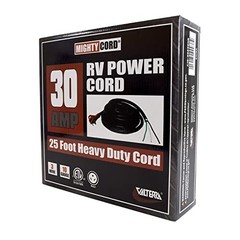 Mighty Cord A10-3025END RV Power Cord 25′, One End for Hard Wiring 30 Amp