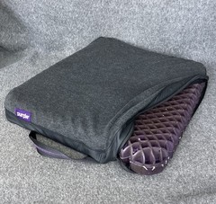 Purple Royal Seat Cushion For Car Office Chair Thick Gel Pad 17.5 x 15.75 x 2”