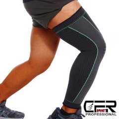Leg Brace Thigh Compression Sleeve Calf Knee Support Socks Pain Relief Men Women