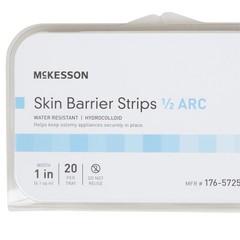 McKesson Skin Barrier Strip Arc Shape 176-5725 20 Ct