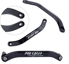 PRO CAKNE Motorcycle Rear Grab Handle Bar Aluminum Rear Seat Rail Kit black