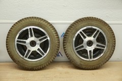 PAIR Drive Wheels Tires for Jazzy 614 / HD & 600 WHLASMB1811 PR1MO FLAT FREE