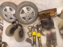 Invacare TDX SP Powertrax 3.00-8 Solid Filled Tire Wheel WheelChair FREEShipAft1