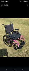 Ki Mobility Catalyst 5 18″X17″ Wheelchair PINK 18″ X 17″ Tilt