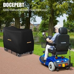 Mobility Scooter Cover Waterproof Accessories,420D Oxford Fabric Heavy Duty E…