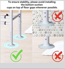 Toilet Safety Rails – Adjustable and Sturdy Handles (up to 400lbs.) NIB