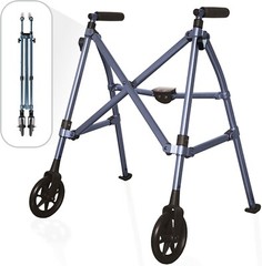 Stander Wonder Walker Short – Lightweight Foldable Walker, Cobalt Blue